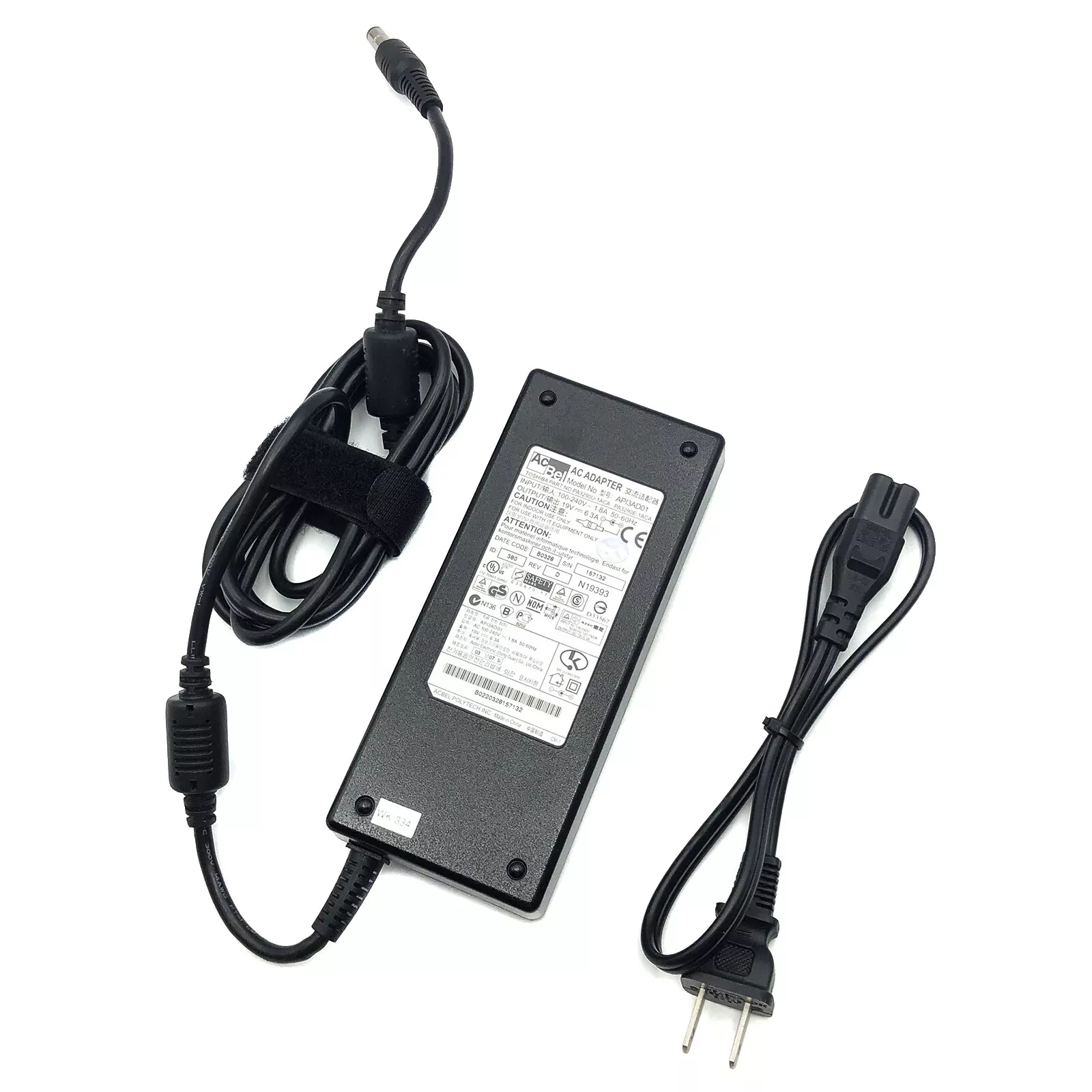 *Brand NEW* AcBel AP13AD01 19V 6.3A AC ADAPTER Power Supply - Click Image to Close